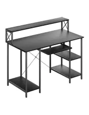 [Levede] Computer Desk And Monitor Stand Keyboard Tray in Black