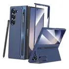 for Samsung Z Fold 6 Case, with S Pen Slot & Tempered Glass Screen Protector