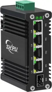Industrial Gigabit 4 Ports Ethernet Switch with 1 SFP Slot Hardened Fiber Switch