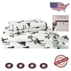 Double-Brushed Cotton Flannel Sheet Set – Warm, Soft & Extra Deep Pockets
