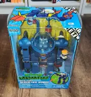 Cartoon Network Dexter's Laboratory Batt Op Walking Robot 2000 MIB Still Sealed!