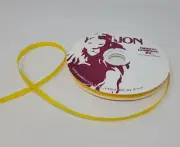 Lion Offray Belle Yellow Satin Acetate Craft Ribbon 5/16" x 100 YDS Roll No. 1H