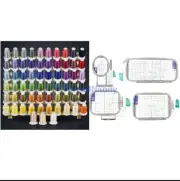 63 Colors Polyester Embroidery Machine Thread with Embroidery Machine Hoop
