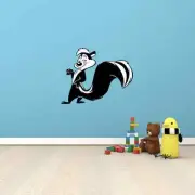 Pepe Le Pew French Skunk Cartoon Kids Room Wall Decor Sticker Decal 25"X20"