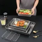 Efficient Stainless Steel Baking Tray and Cooling Rack Set for Quick Baking