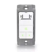 Akicon Humidity Sensor and Light Switch for Bathroom Exhaust Fan, Ventilation...