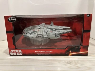 Star Wars Deluxe Die Cast Disney Store Millenium Falcon Toy - Brand New
