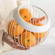 Wire Fruit Bowl Bread Storage Basket Fruit Storage Basket Iron Wire Organizer