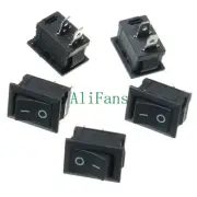 10PCS KCD1-101 2Pin ON OFF Toggle SPST Switch 125V 6A