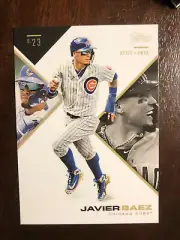 Javier Baez 2019 Topps X Fernando Tatis Jr. 0.23 Style + Swag Cubs