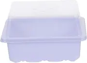 Toddmomy Moisturizing Incubating Seedling Box 2 Sets Garden Sprouter Tray Grower Kit for Plants