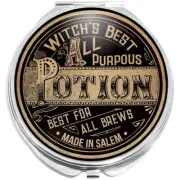 Witch's Best Potion Compact with Mirrors - Perfect for your Pocket or Purse