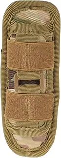Flashlight Fanny Mechanic Accessories Flashlight for Duty Belt Torch Pouch LED Flashlight Rotating Flashlight with Flashlight Holder Key Adjustable Waist Belt Black Nylon