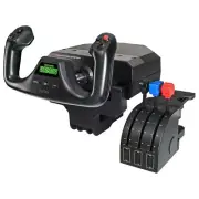 NEW Logitech Flight Simulator Yoke System with Throttle Quadrant 945-000023