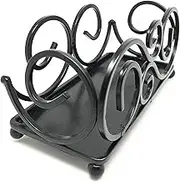 ENKORE Coaster Holder Vertical Stand Organizer - Strong Metal and Universal Design Holds Round or Square Coasters in Upright Position for Better Display & Easy Handling, Fit Most Common Size Cup Mats