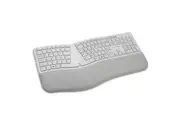 Kensington Ergonomic Dual Wireless Ergo Bluetooth Keyboard for PC Laptop Grey