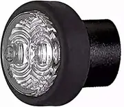 [Hella] Additional indicator light - LED - 12V - Built-in/glued - Lens colour: white - LED light colour: yellow - Cable: 100mm - Plug: AMP - Side mounting - Quantity: 1-2BM 340 825-321