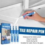 3Pcs Tile Grout Pen Repair Pen Set,Waterproof Marker Restorer Grout Pen new~
