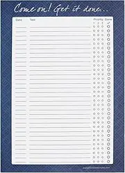 to Do List Notepad A4 - Come on! Get it Done... (Blue)