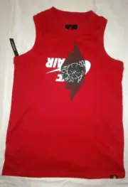 NEW Air Jordan Jumpman Wings Classic Mesh Basketball Jersey, Red, Sz M