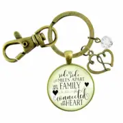 Gutsy Goodness Inspirational Key Chain w/ Box & Card - Family Connected at Heart