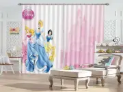 All Dress Snow White 3D Curtains Blockout Photo Printing Curtains Drape Fabric