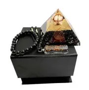 Crystal Wonderland Black Tourmaline Orgonite Gift Set