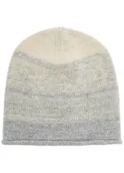 Inverni Metallic-weave Wool-blend Beanie - Ivory ONE SIZE