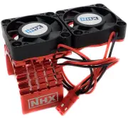 NHX Motor Heat Sink w/ Twin Cooling Fan Red : Sendero / Trailwalker