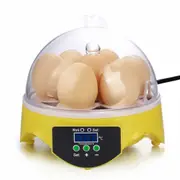 7 Egg Incubator with Temperature Control LED Display for Hatching Chicken Duck and Goose Eggs