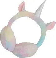 [TEMPNAP] Unicorn Winter Plush Exquisite Fashionable Ear Cuff Winter Ear Muffs Warm Earmuff Plush Ear Warmer Warm Winter Ear Cover Pink