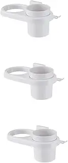 Pcs Hair Dryer Holder Cups Rack Wall-mounted Storage Organizer Easy to Install No Drilling Elegant