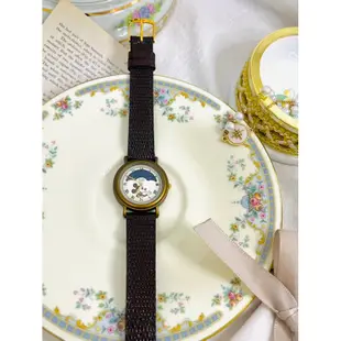 ALBA 稀有米奇月相錶 古董錶 Seiko 稀有美品