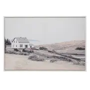 [James Lane] Ocean House Framed Canvas - 132cm x 88cm