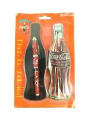 Coca-Cola Ball Point Pen in Metal Bottle Shaped Case NEW