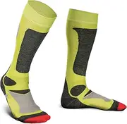 [Piarini] 2 Pairs Unisex Ski Socks Ski Socks Winter Sports Snowboard Breathable Socks Knee Socks Thermal Socks Functional Socks Made of Merino Wool Outdoor Socks