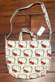 Baggu X Hello Kitty Sanrio Collab Horizontal Canvas Duck Bag Shoulder Bag - NWT