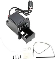 JOINPAYA 1 Set Guitar Pickups Equalizer Multifunctional Pickup Ukulele Preamp Electric Ukulele Equalizer Instrument Accessory Instrument Parts Black Plastic
