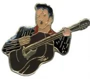 Pack of 50 Man With Guitar Bike Motorcycle Hat Cap Lapel Pin HP4128