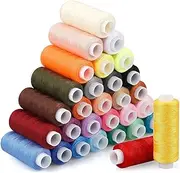 30 Colors Sewing Thread Assortment Coil, BetterJonny Polyester 250 Yard Sewing Thread Kit All Purpose Polyester Thread Polyester Thread Sewing Thread Spool Set for Hand and Machine Sewing