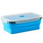Caribee Blue Large Collapsible Container with Lid Compact & Lightweight 1250ml
