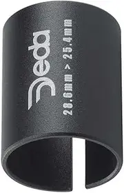 Deda Elementi Unisex Stem Sleeve Adaptor, Black, 1 to 8th UK