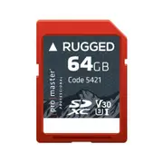 ProMaster SDXC Rugged 64GB 100MB/s UHS-1 U3 V30 Professional Memory Card