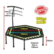 Mini Trampoline 15% Larger Rebounder Cardio Fitness Exercise Home Trainer