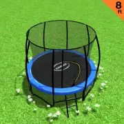 Kahuna 8 ft Trampoline Round Outdoor - Blue