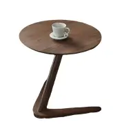NNEOBA Solid Wood Round Side Table
