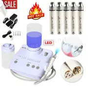 Dental Ultrasonic Scaler 2 Bottles for Cavitron EMS Woodpecker + 5*LED Handpiece
