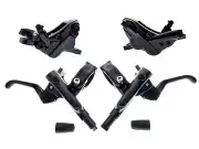 Shimano Deore BL-M6100/BR-M6120 I-Spec-EV Disc Brake Lever/Caliper Set (F+R) NIB