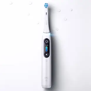 德國百靈Oral-B-iO8微震科技電動牙刷(白)