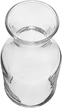 VINTORKY Single Serve Decanter Glass Small Wine Carafe Flat Mouth Stylish for Personal Use Enhance Your